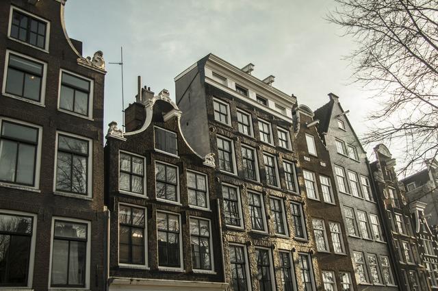 Самые узкие дома в Амстердаме