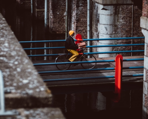 Амстердамский велосипедист