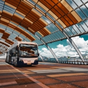 Автобус в Амстердаме