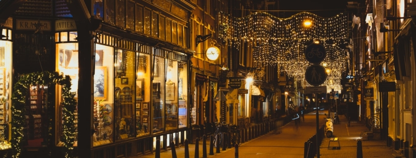 Рождественские украшения в Амстердаме