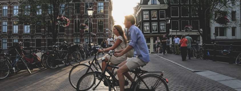 Велосипедисты в Амстердаме