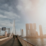 Вид на высотки Роттердама