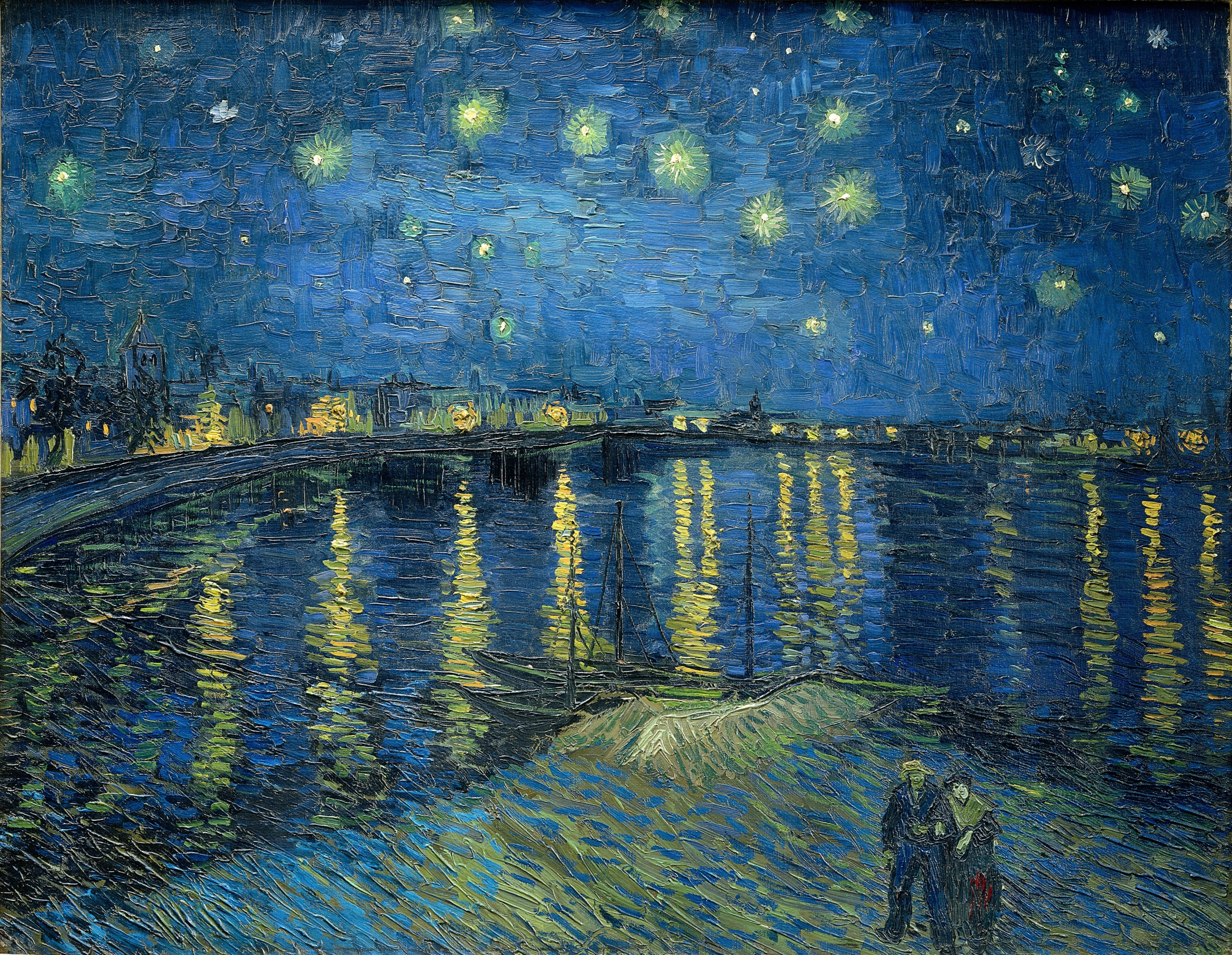 «Звёздная ночь над Роной» ван Гога