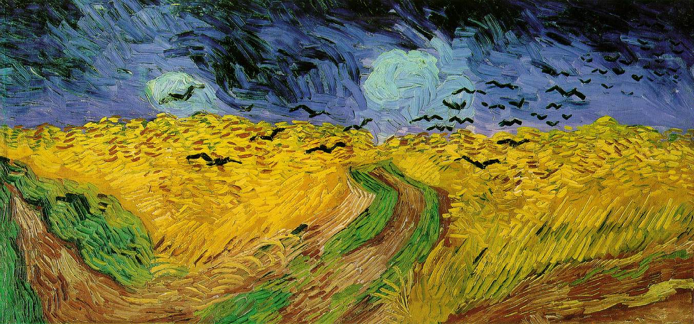 «Пшеничное поле с воронами» ван Гога